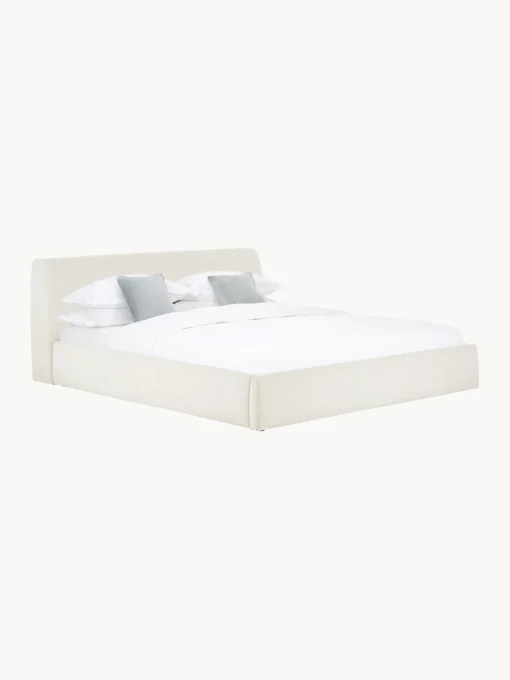 Letto Imbottito Con Contenitore Cloud
