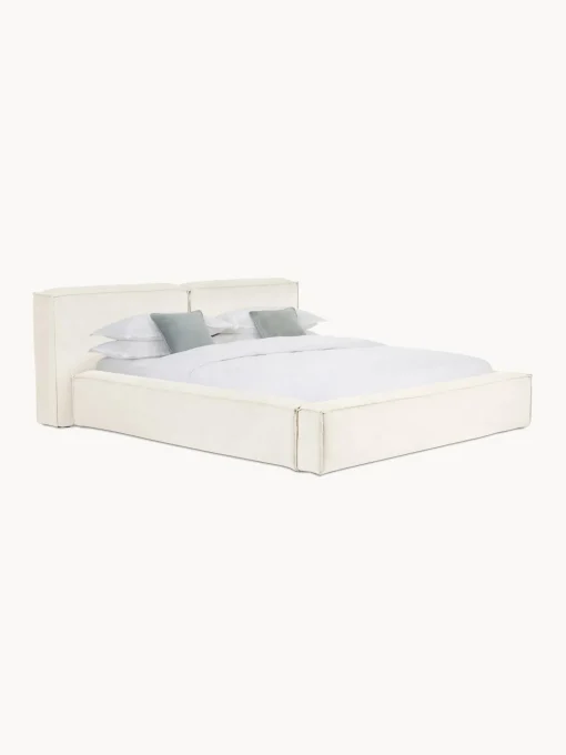 Letto Imbottito Con Contenitore Lennon