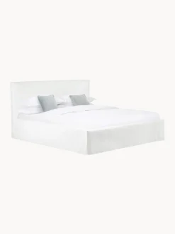 Letto Imbottito Con Contenitore Feather