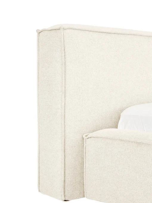 Letto Imbottito Con Contenitore Lennon