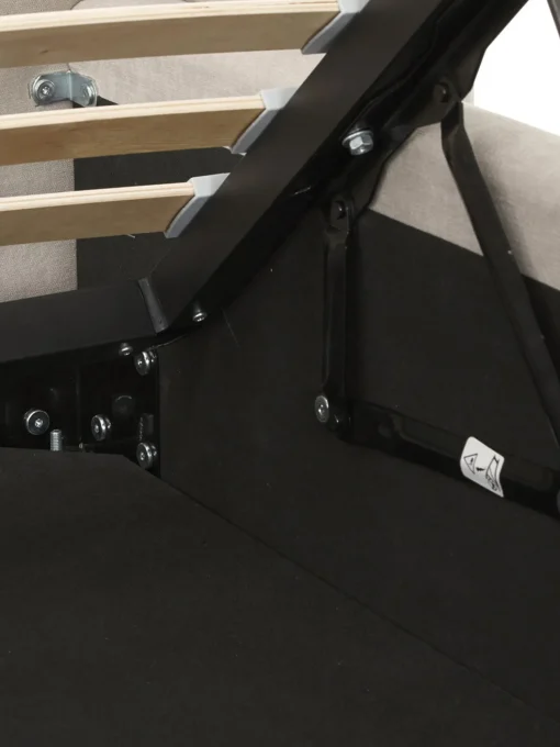 Letto Imbottito Con Contenitore Cloud