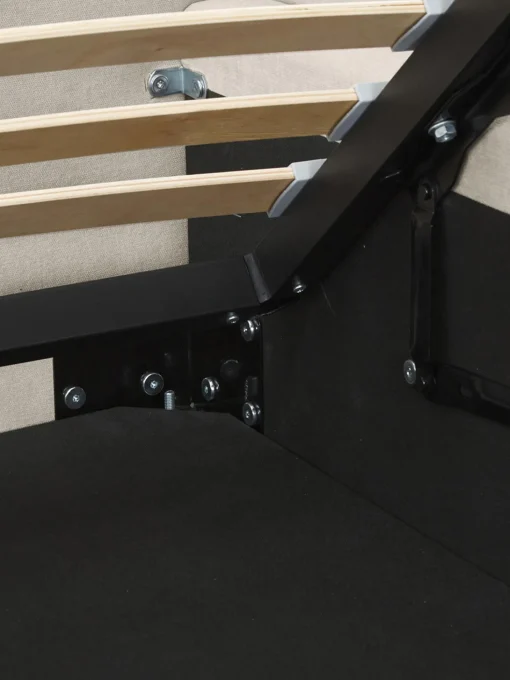 Letto Imbottito Con Contenitore Cloud
