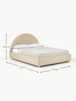 Letto Imbottito Con Contenitore Ebba