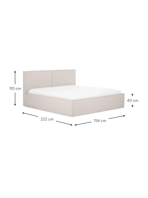 Letto Imbottito Con Contenitore Dream