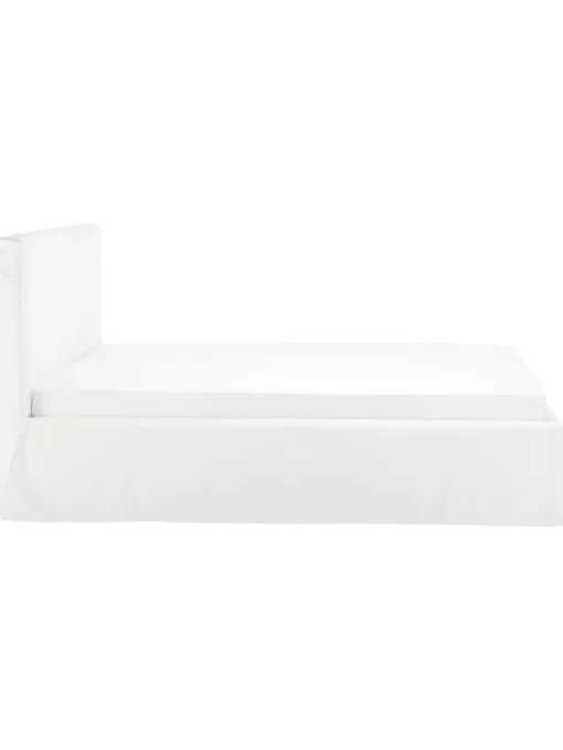 Letto Imbottito Con Contenitore Feather