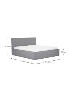 Letto Imbottito Con Contenitore Dream