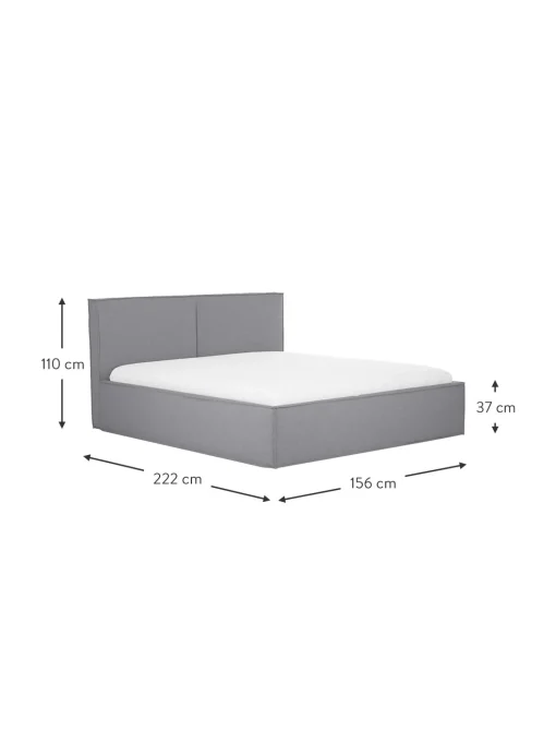 Letto Imbottito Con Contenitore Dream