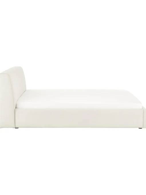 Letto Imbottito Con Contenitore Cloud