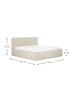 Letto Imbottito Con Contenitore Dream