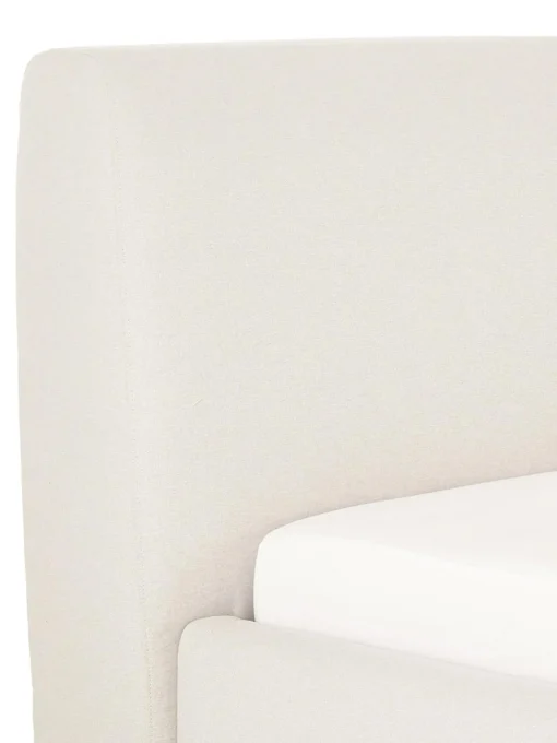 Letto Imbottito Con Contenitore Cloud