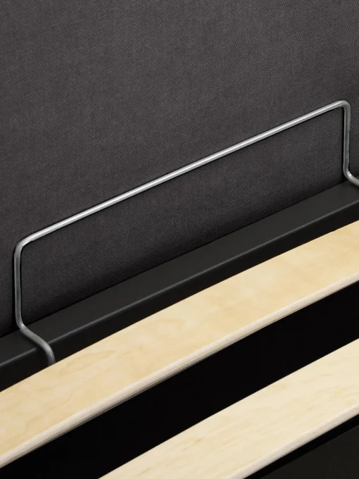 Letto Imbottito Con Contenitore Cloud