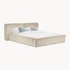 Letto Imbottito In Velluto A Coste Con Contenitore Lennon
