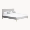 Letto Imbottito In Velluto Peace