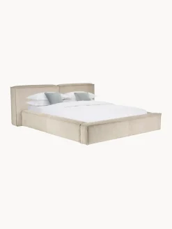 Letto Imbottito In Velluto A Coste Lennon