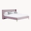 Letto Imbottito In Velluto Dusk