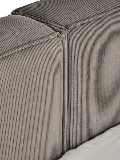 Letto Imbottito In Velluto A Coste Lennon