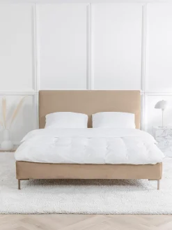 Letto Imbottito In Velluto Peace