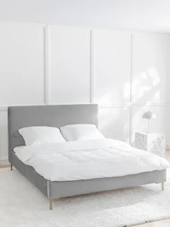 Letto Imbottito In Velluto Peace