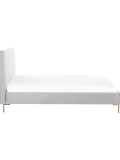 Letto Imbottito In Velluto Peace