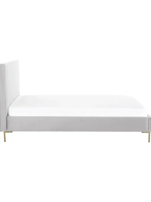 Letto Imbottito In Velluto Peace