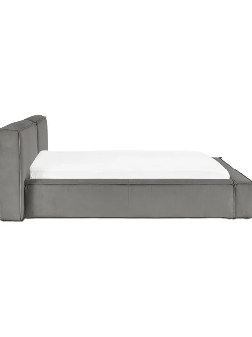 Letto Imbottito In Velluto A Coste Lennon