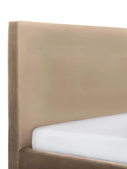 Letto Imbottito In Velluto Peace