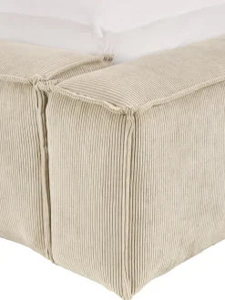 Letto Imbottito In Velluto A Coste Lennon