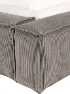 Letto Imbottito In Velluto A Coste Lennon