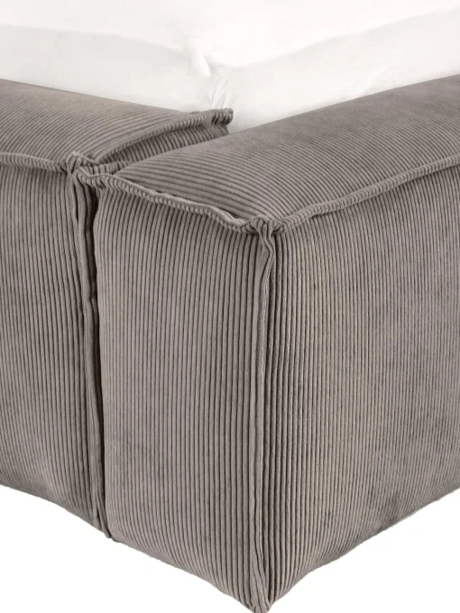 Letto Imbottito In Velluto A Coste Lennon