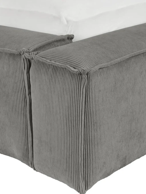 Letto Imbottito In Velluto A Coste Lennon