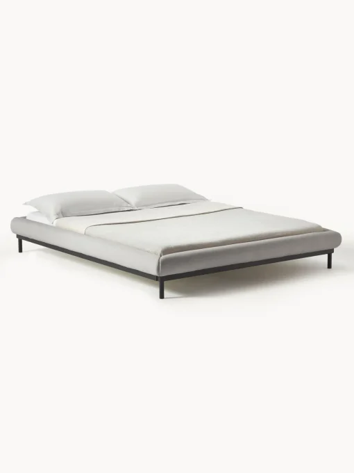 Letto Imbottito Senza Testiera Meya