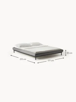 Letto Imbottito Senza Testiera Meya