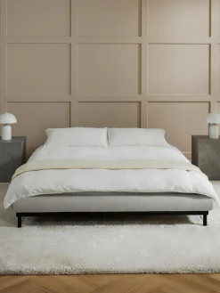 Letto Imbottito Senza Testiera Meya