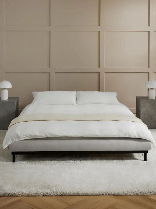 Letto Imbottito Senza Testiera Meya