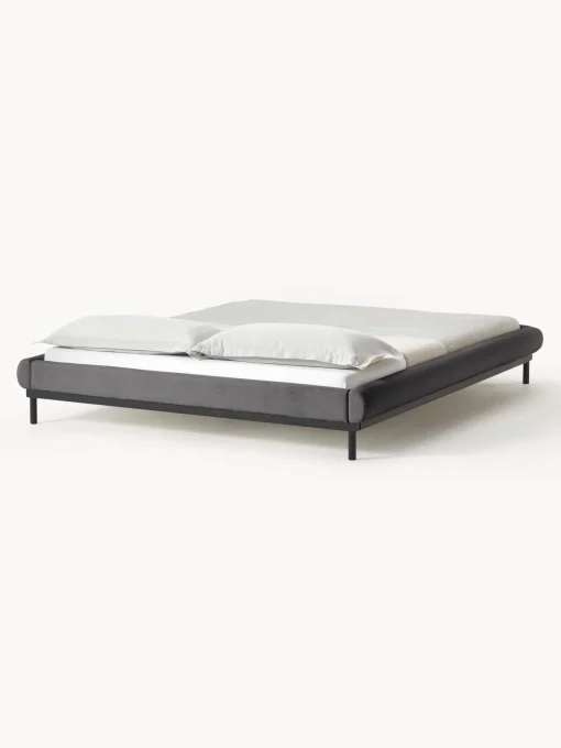 Letto Imbottito Senza Testiera Meya