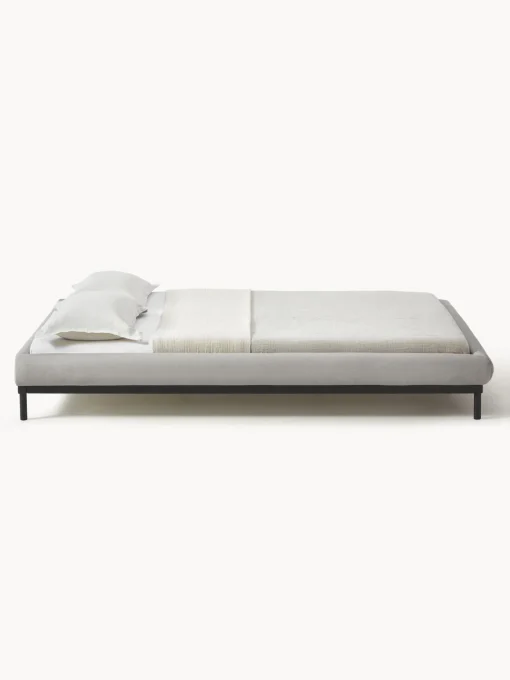 Letto Imbottito Senza Testiera Meya