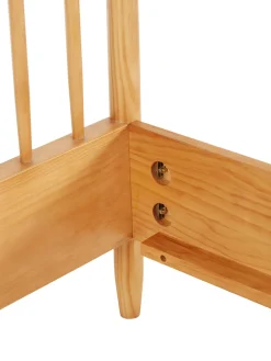 Letto In Legno Di Pino Massiccio Con Testiera Windsor