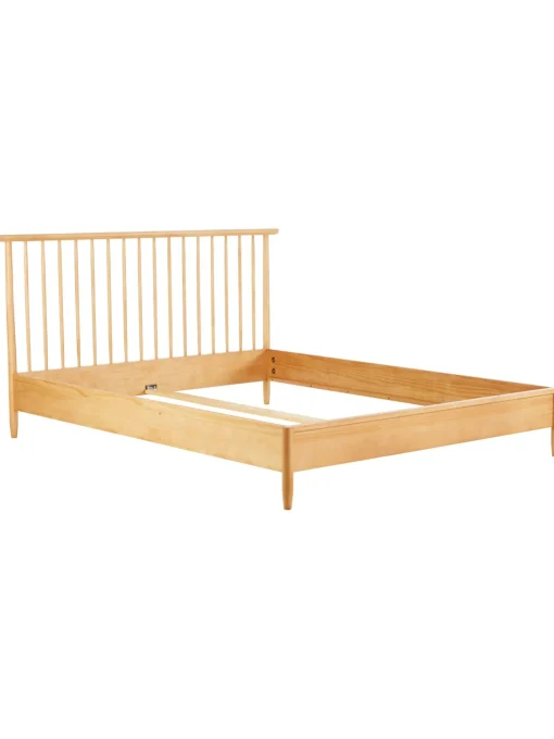 Letto In Legno Di Pino Massiccio Con Testiera Windsor