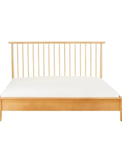 Letto In Legno Di Pino Massiccio Con Testiera Windsor