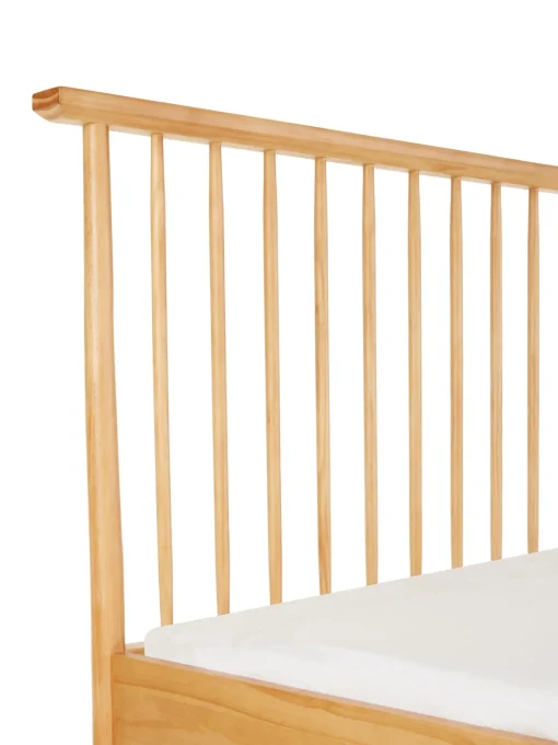 Letto In Legno Di Pino Massiccio Con Testiera Windsor