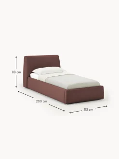 Letto Singolo Con Contenitore Cloud