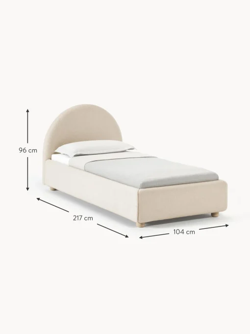 Letto Singolo In Boucle Ebba