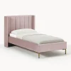 Letto Singolo In Velluto Dusk