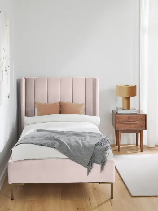 Letto Singolo In Velluto Dusk