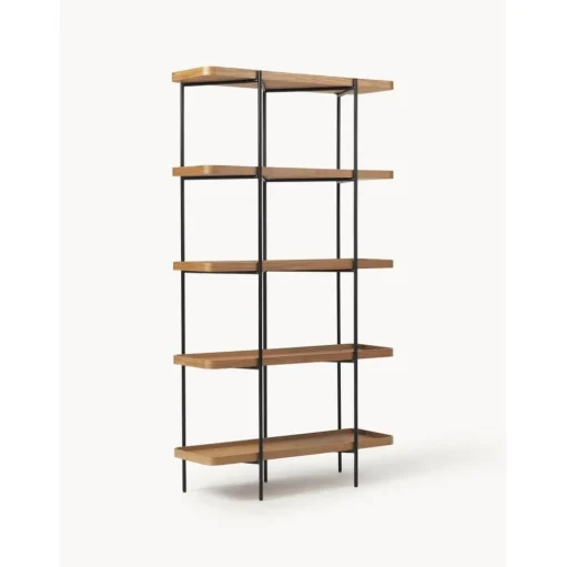 Libreria Grande In Legno Con Struttura In Metallo Renee