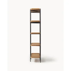 Libreria Grande In Legno Con Struttura In Metallo Renee