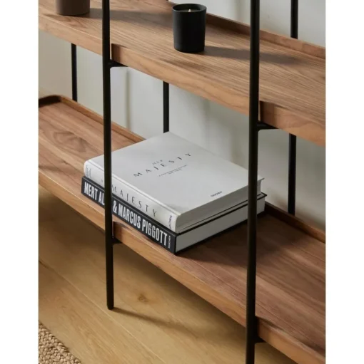 Libreria In Legno Con Struttura In Metallo Renee