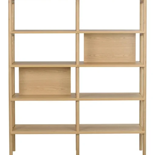 Libreria In Legno Di Quercia Holton