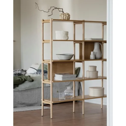 Libreria In Legno Di Quercia Holton