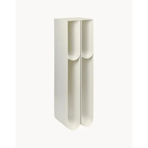 Mensola A Colonna Decorativa In Metallo Curvo
